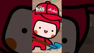 Sand Castle Adventures ⛱️ AirAsia Buds Adventures | Moonbug Food & Family Cartoons #Shorts