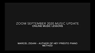 Zoom September High Music Fidelity Update for Online Music Lessons