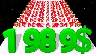 DIGIT SHOOTER RUN 3D, Number Master run & merge 2048 Android Gameplay