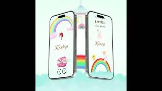 Bab'y Baptism | Baptism Invitation | Christening Video Invitation | Invito AI-1080