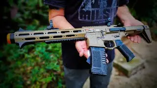 REVIEW | ARES AMOEBA 013 💥HONEY BADGER | MINHA PRIMEIRA AEG ELETRÔNICA
