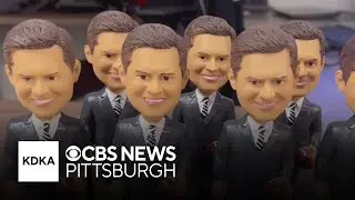Bob Pompeani bobbleheads unveiled on Pittsburgh Today Live