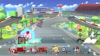 Double Jump Ryu near Mushroom Kingdom picking up Key!!? _ SSBU