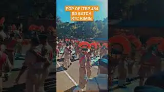 passing out parade of ITBP 484 GD BATCH RTC KIMIN ARUNACHAL PRADESH #itbp #pop #himveer #sscgd