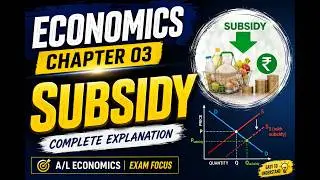 Economics | Subsidy | Chapter 3 |  FWC Paper | MUAD AJWAD | Zoom Class |