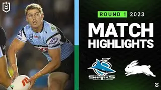 NRL Highlights | NRL 2023 | Cronulla Sharks v South Sydney Rabbitohs | Match Highlights