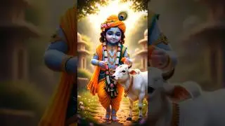 Dekh Ke Tujhko Chain Aata Hai 🦚💙 | Heart Touching Krishna Bhajan #shorts #ytshorts #krishna #viral