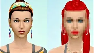 THE SIMS 4: 5 MINUTE CAS MAKEOVER OF PENNY PIZZAZZ 💖 // SILKENSIMS CHALLENGE