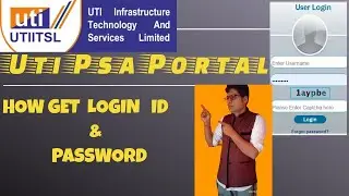 how to get uti psa id  and password