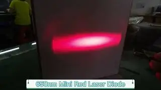 Factory Testing 650nm 5mW Red Laser Diode for Laser Pointer Laser Toys