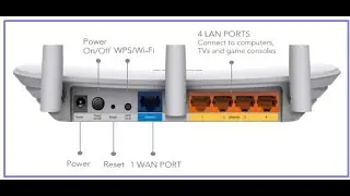How to configure Tp Link router to share/extend network