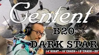 Centent Cymbals B20 DARK STAR series 14