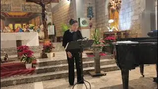 Soprano M.Rosaria Grablovitz.Ave Maria di Caccini
