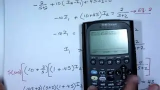 Solving Circuit Problem using Laplace - Example 1