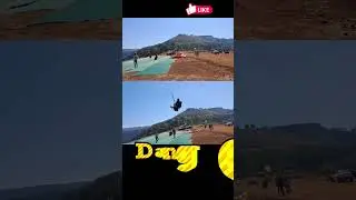 Caught on Camera Tough Paragliding Landing 🎥🪂 #EdgeOfYourSeat #FlySafe #paragliding