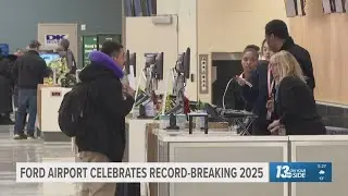 Gerald R. Ford International Airport celebrates record-breaking numbers in 2025