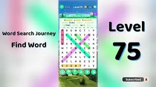 Word Search Journey Level 75 Answers | Find Word 🧩✨ | SolutionGuruji