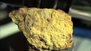 Radioactive Uranium ore, Rum jungle Northern Territory, Australia