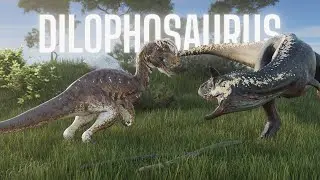 MY SOLO EXPERIENCE AS A DILOPHOSAURUS ON A 400 PLAYERS SERVER ! -The Isle EVRIMA Dilophosaurus
