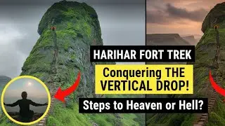 Climbing the Most Dangerous Staircase in India | Harihar Fort Vlog