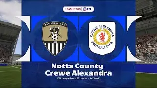 EA Sports FC 26 | Notts County vs Crewe Alexandra - EFL League Two | Gameplay PS5