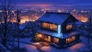 Snowy Night in Tokyo ❄️ Chillhop Retro Beats for Study & Focus
