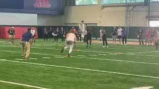 Will Mallory at Miami Hurricanes Pro Day