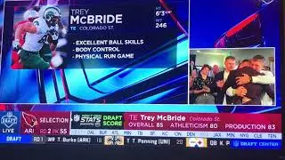 Arizona Cardinals select Trey McBride of CSU