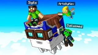 Using Happy Ghasts as CARGO SHIPS in Minecraft