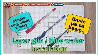 Moto Vlog 107 - Lazer gun / Blue water installation (1relay)