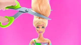 Un Fantastico Makeover Per Una Vecchia Bambola 🤩 Rinnova Il Tuo Stile Con Sam Lo Slime