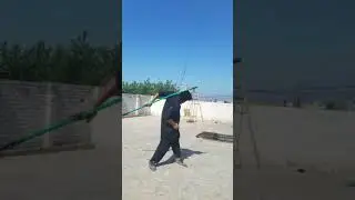 Kung Fu Wushu Bo Staff Advance Spinning Technique #Shorts #Shortsvideo