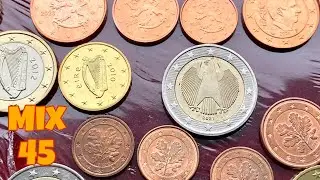 Mix 45 Euro Coins ~160&euro; Numismatic 2025