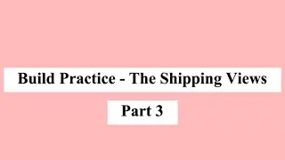 Build Practice  - The Shipping Views Part 3 (The Sims 4 Building, No CC, No Commentary)