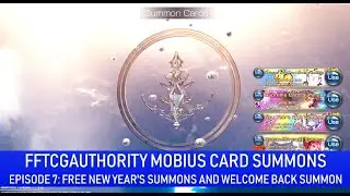 Mobius FF Card Summons: Episode 7 (2019 New Year's Free Summons and Welcome Back Greater Summon)
