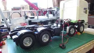 1/14 Tamiya 8x4 Scania R580 Prototype, First Run Test