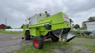 K&ouml;p Sk&ouml;rdetr&ouml;ska Claas Dominator 150 Hydro Drive med C420 sk&auml;rbord p&aring; Klaravik