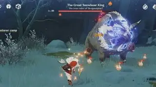 How To Defeat The True Ruler Of Dragonspine (Secret Boss SnowBoar King) | Genshin Impact
