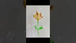 Water Colour Painting For Beginners 💛🖌️🎨💚 | #painting #art #trending #viral #naturevibes 