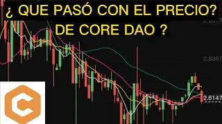 ANALIZANDO EL PRECIO DE CORE DAO!
