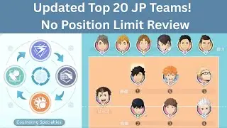 Updated Top 20 JP Teams! Did No Position Limit actually make any difference? - HAIKYU! FLY HIGH
