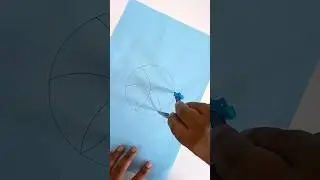 compass flower / compass flower drawing / easy drawing #shorts