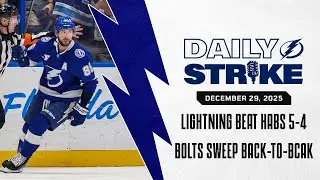 Lightning Beat Montreal 5-4 in a Shootout to Sweep Back-to-Back Games
