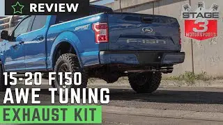 Обзор комплекта выхлопной системы Cat-Back для F150 AWE Tuning 0FG 2015&ndash;2020 годов с одним боковым выходом