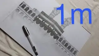 How to draw Kaaba drawing step by step Makkah drawing step by step 