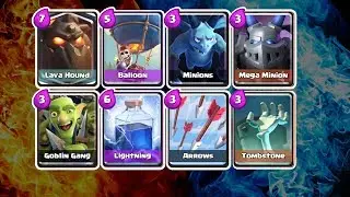Clash Royale Deck 4.1 Elixir | LAVA HOUND | BALLOON | MEGA MINION | GOBLIN GANG