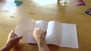 Roll fold brochure
