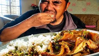 Eating Delecious Pig Ears / 2026 First Mukbang /@LAJIPUVLOGS 