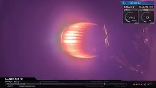 Launch of SES-12 atop Falcon 9 Rocket SpaceX (SES 12 Mission)