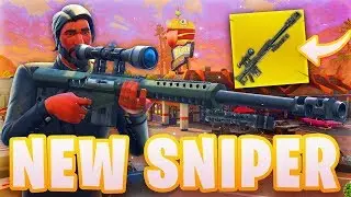 JE FAIS DES TRICKSHOTS AVEC LE NOUVEAU SNIPER !! (FORTNITE BATTLE ROYALE GAMEPLAY)